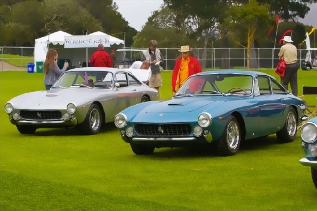 Vintage Ferraris at Concorso Italiano 2011