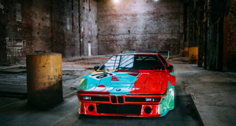 The BMW M1 Art Car by Andy Warhol.