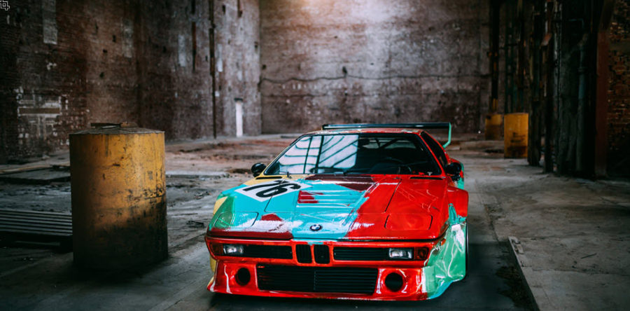 The BMW M1 Art Car by Andy Warhol.