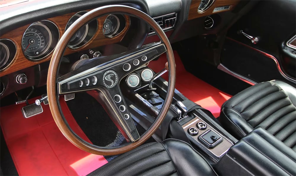 1969 Shelby dash with AC vents 1000