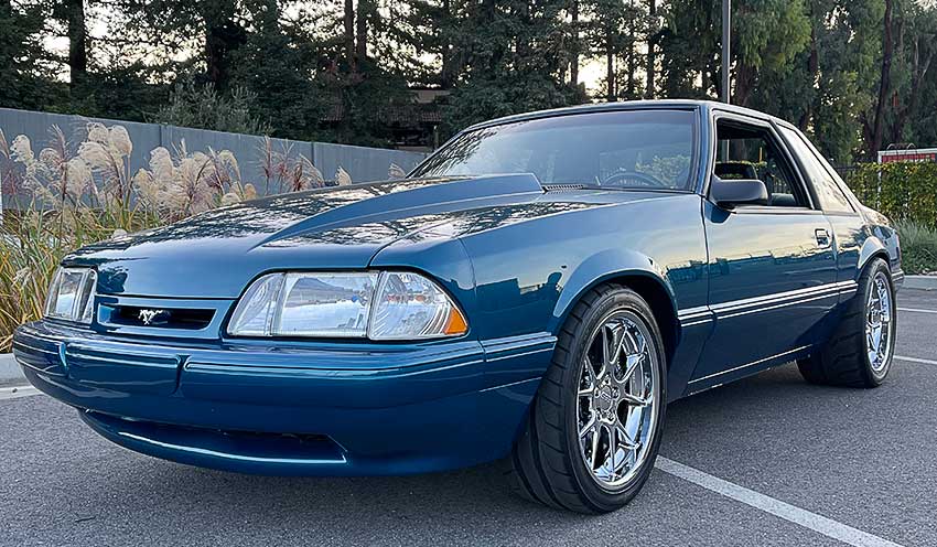 Twin Turbo Coyote V8 1993 Fox Mustang for the Mean Streets of San Jose