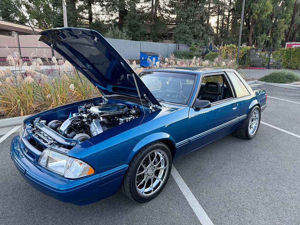 1993 Mustang hood up 1000