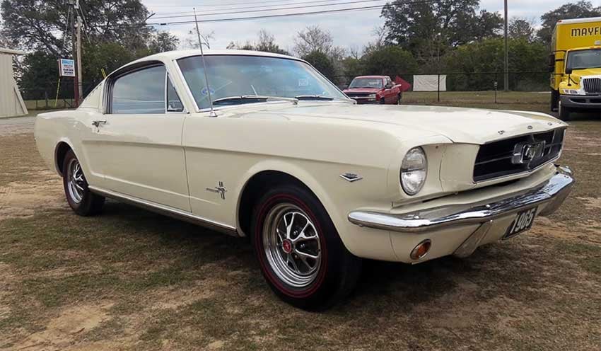 1965-Mustang-fastback-white lead