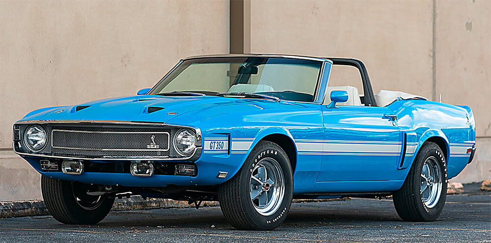 1969 GT350 ragtop Grabber Blue