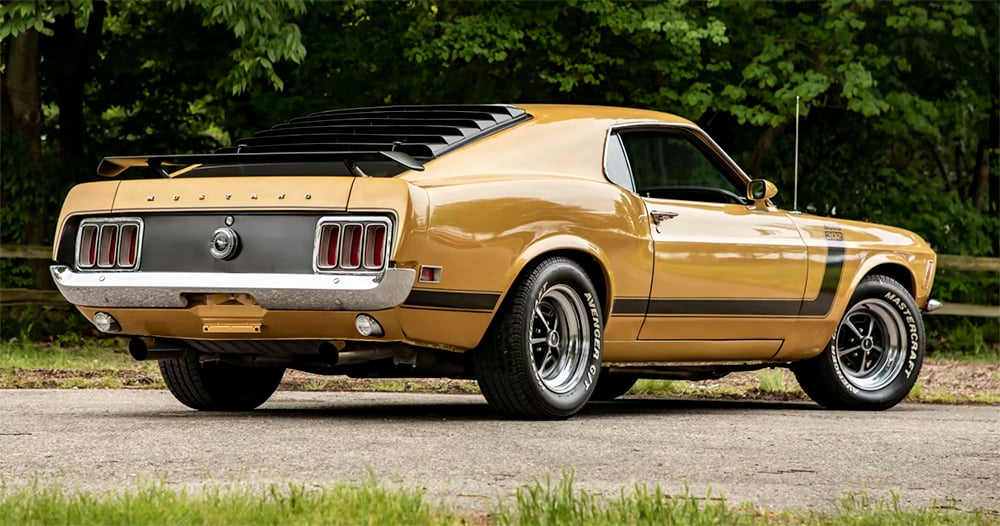1970 Boss Mustang rear 1K