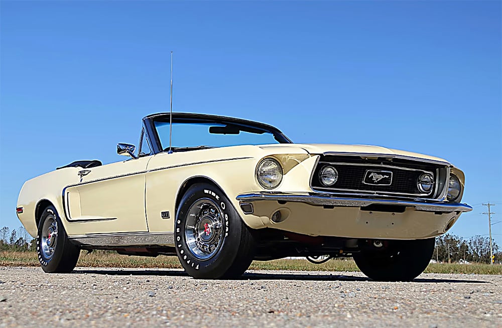 1968 Mustang vin decoder front