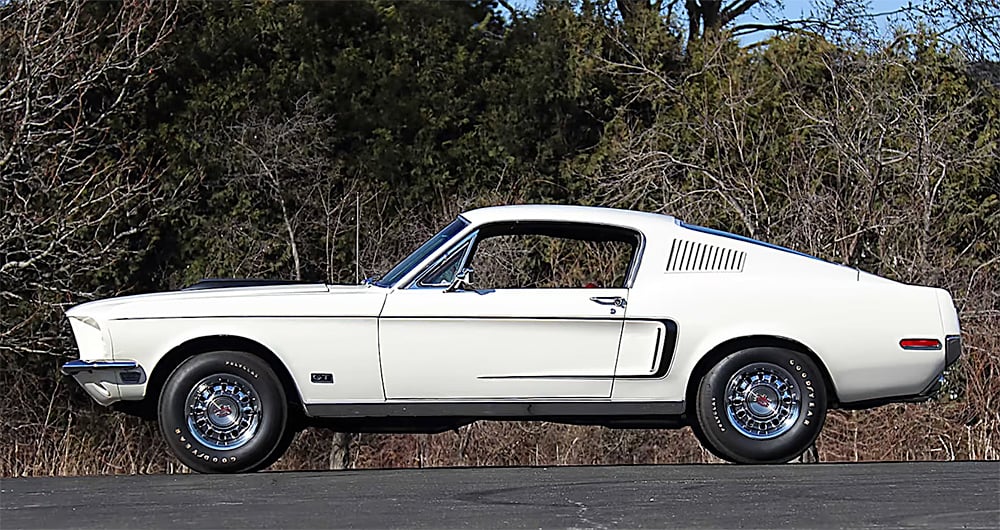 1968 Mustang vin decoder side