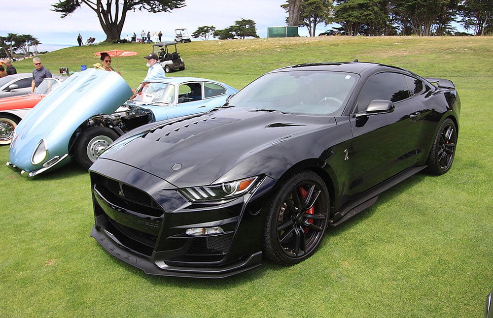 black Shelby Mustang