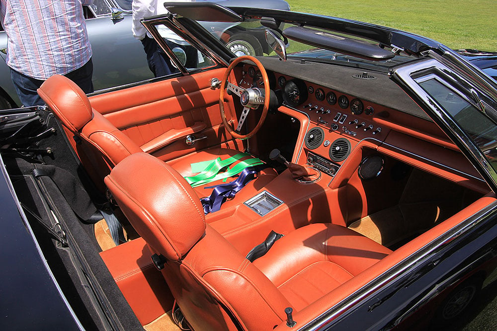 Maserati convertible interior