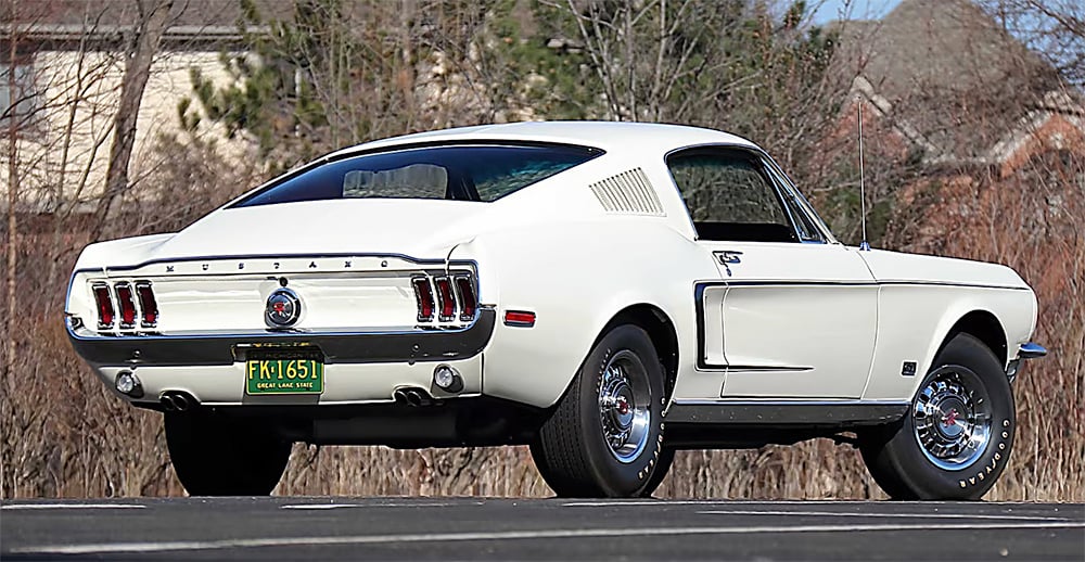 1968 Mustang vin decoder rear