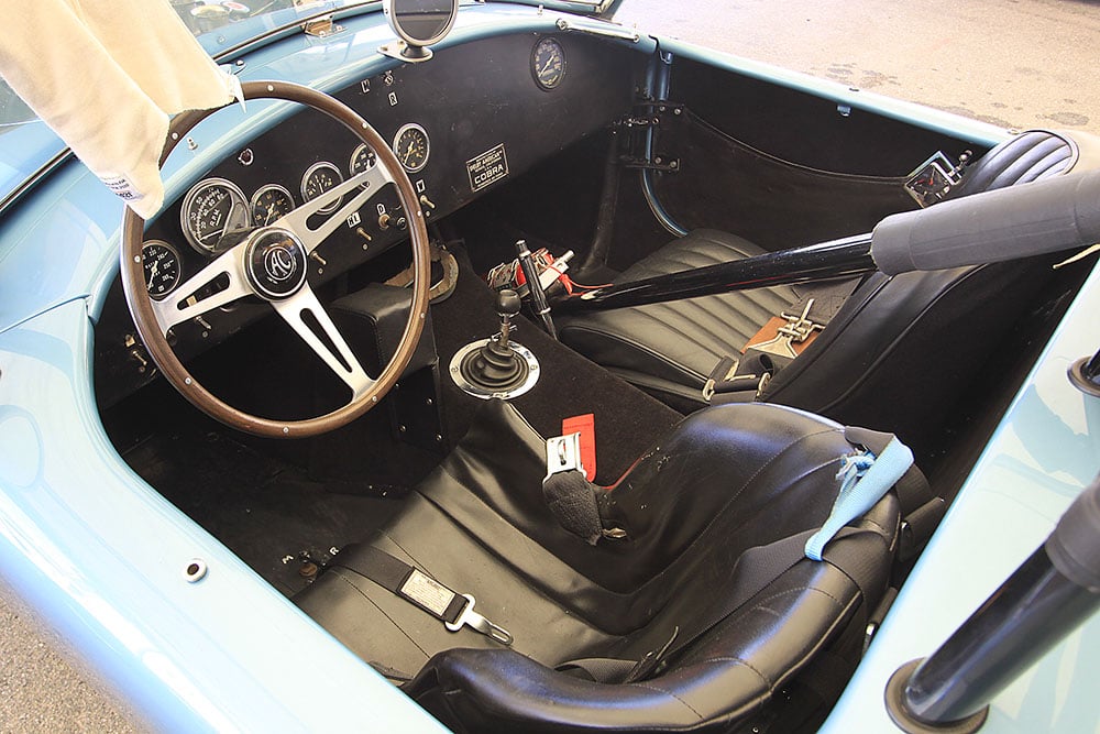 Dan Gurney Cobra cockpit