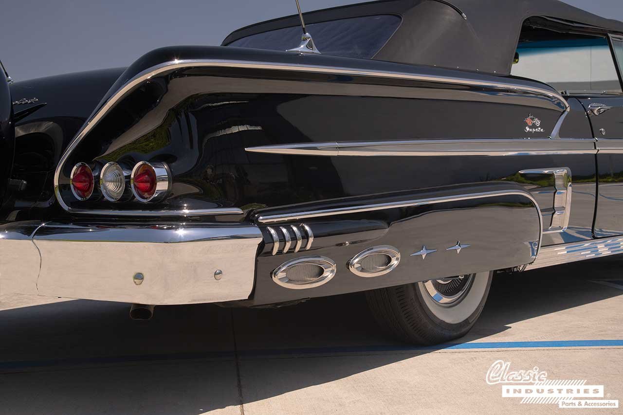 58_Chevy_Impala_Convertible_Black_Chrome_Passenger_Rear