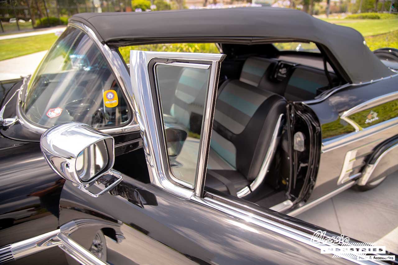 58_Chevy_Impala_Convertible_Black_Driver_Door_Mirror