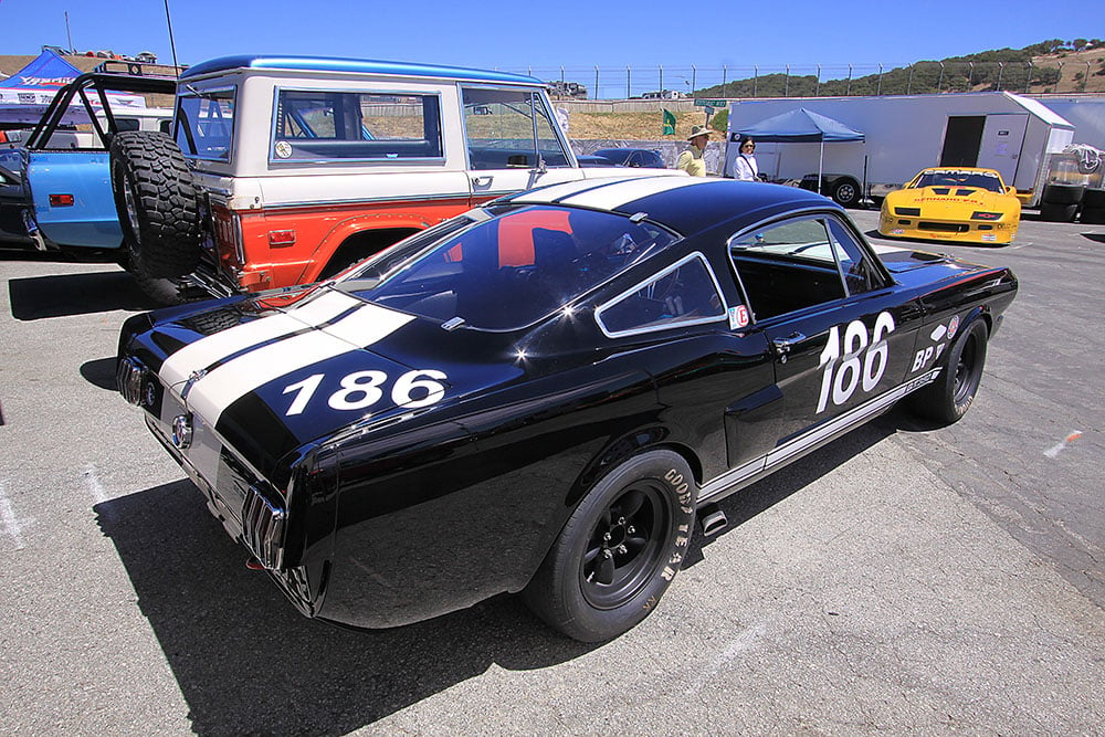 1966 GT350 black rear