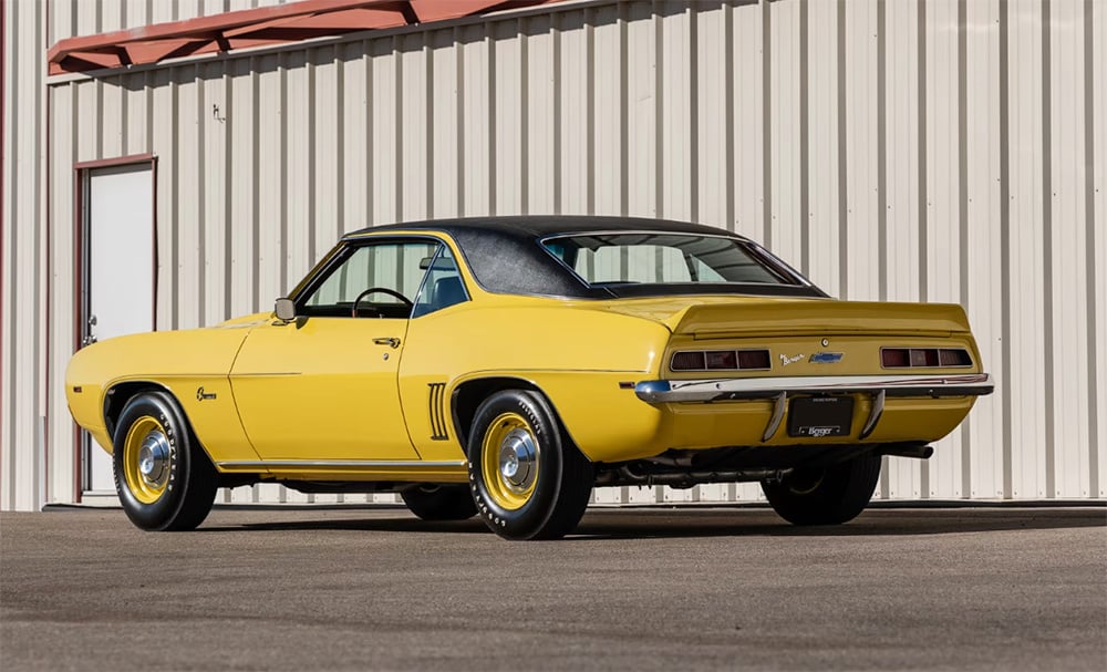 1969 Camaro yellow rear copy