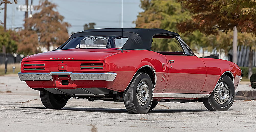 1967 Pontiac Firebird conv rear copy