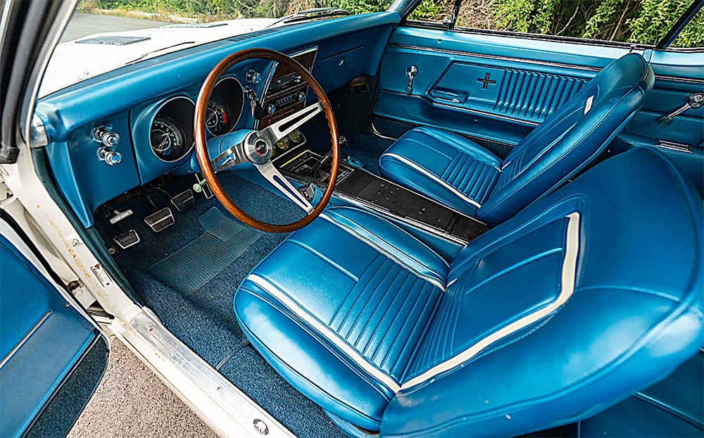 1967 Camaro Indy pace car interior copy