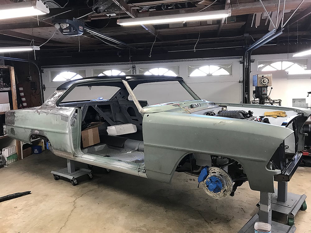 1967 Nova Lambert build fender on