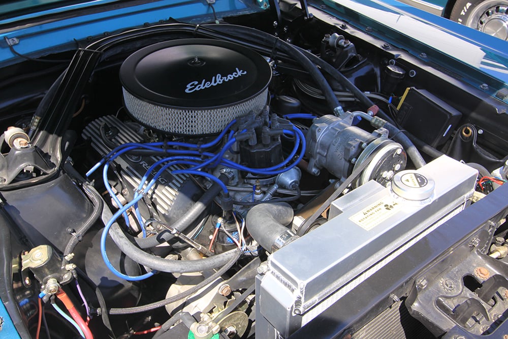 1965 Mustang 289 V8 engine in GT fastback copy