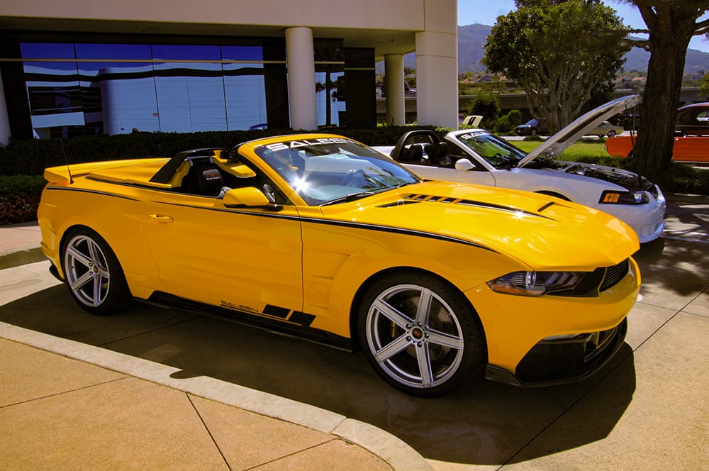 Current Saleen convertible and S281 Saleen fourth gen convertible