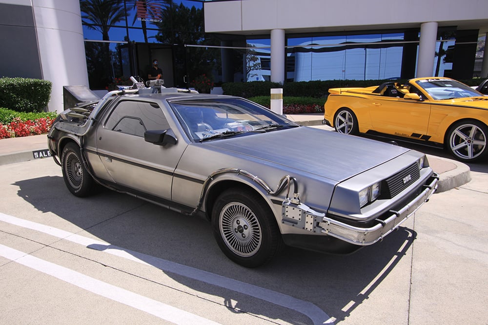 Back to the Future DeLorean copy