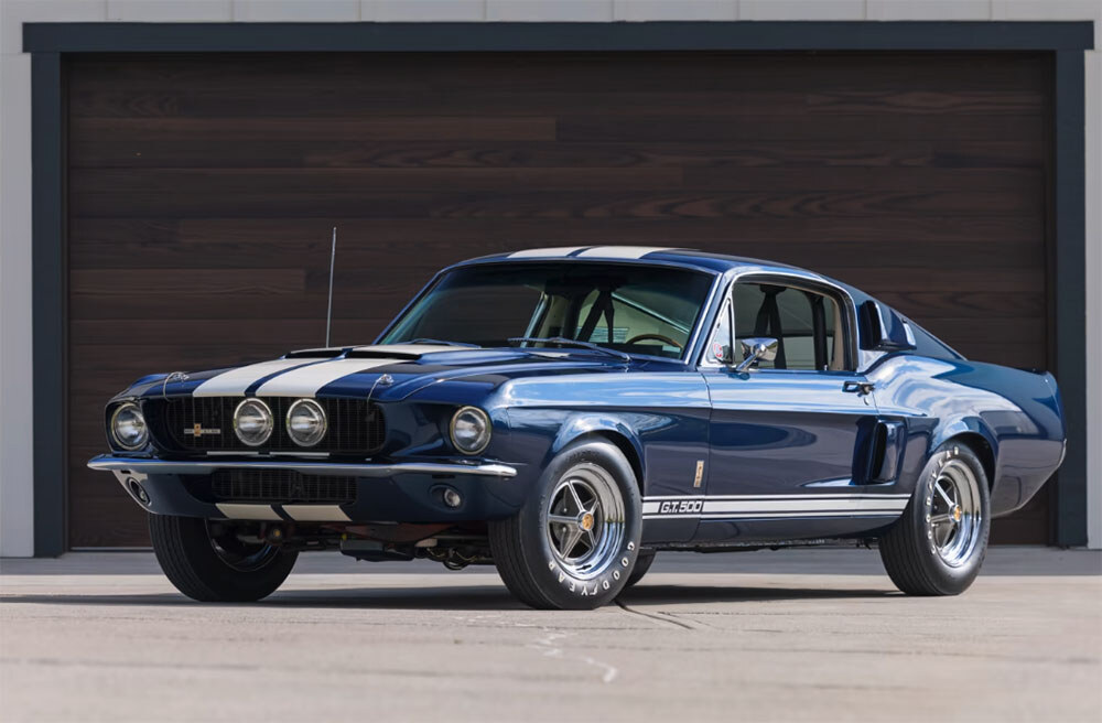 1967 Shelby GT500 dark blue paint-colors
