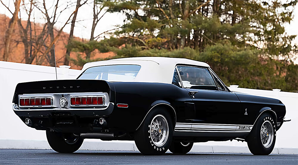 1968 GT350 ragtop Raven Black paint-colors