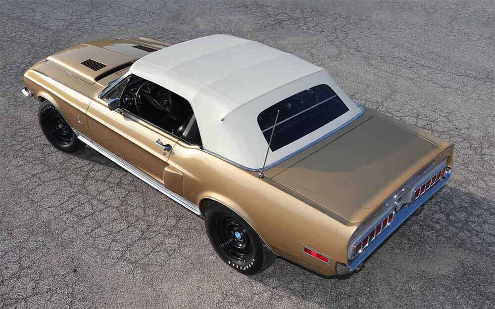 1968 GT500 ragtop Gold paint-colors