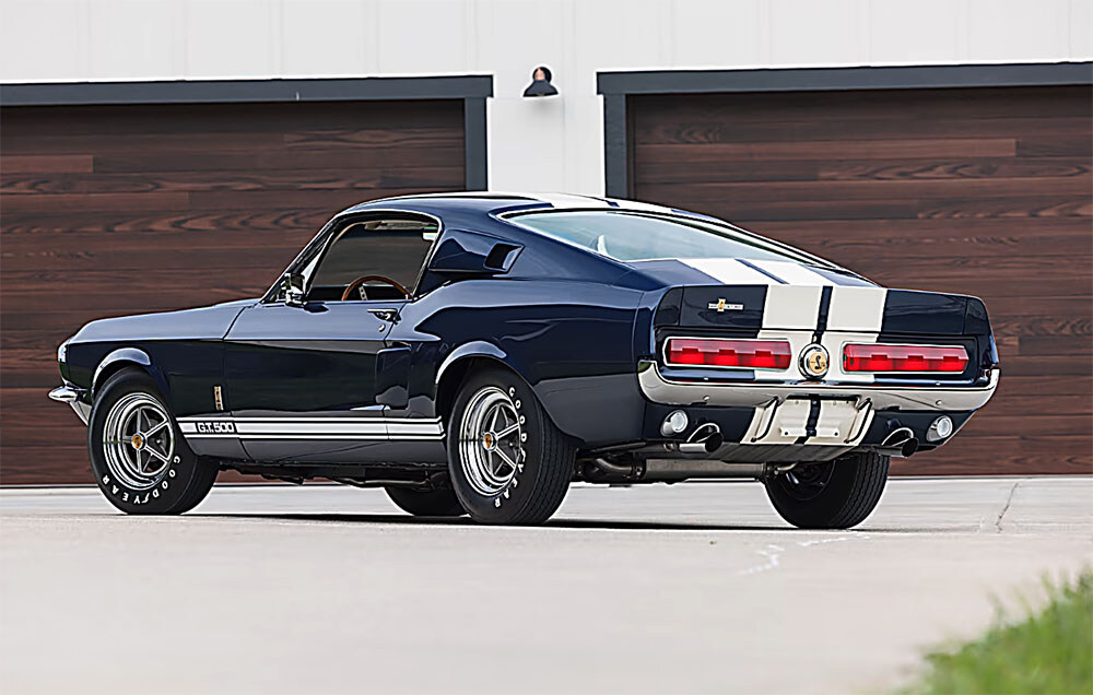 1967 GT500 Dark Blue rear paint-colors