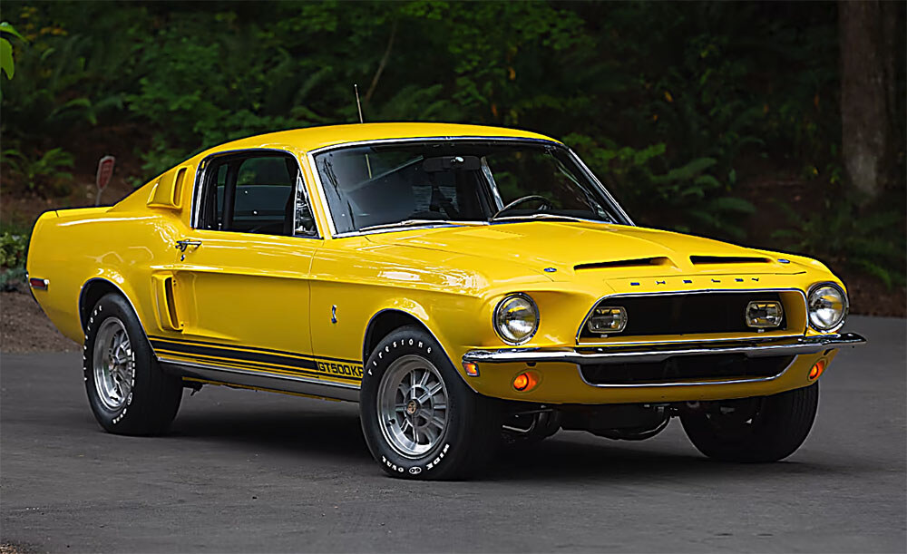 1968 GT500KR Yellow paint-colors