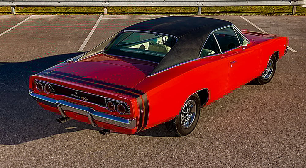 1968 Dodge Charger Mopar VIN decoder rear