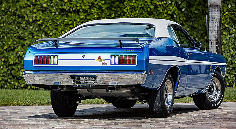 1971 Dodge Demon Mopar VIN decoder rear