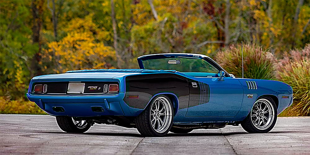 1971 Plymouth Barracuda convertible Mopar VIN decoder rear