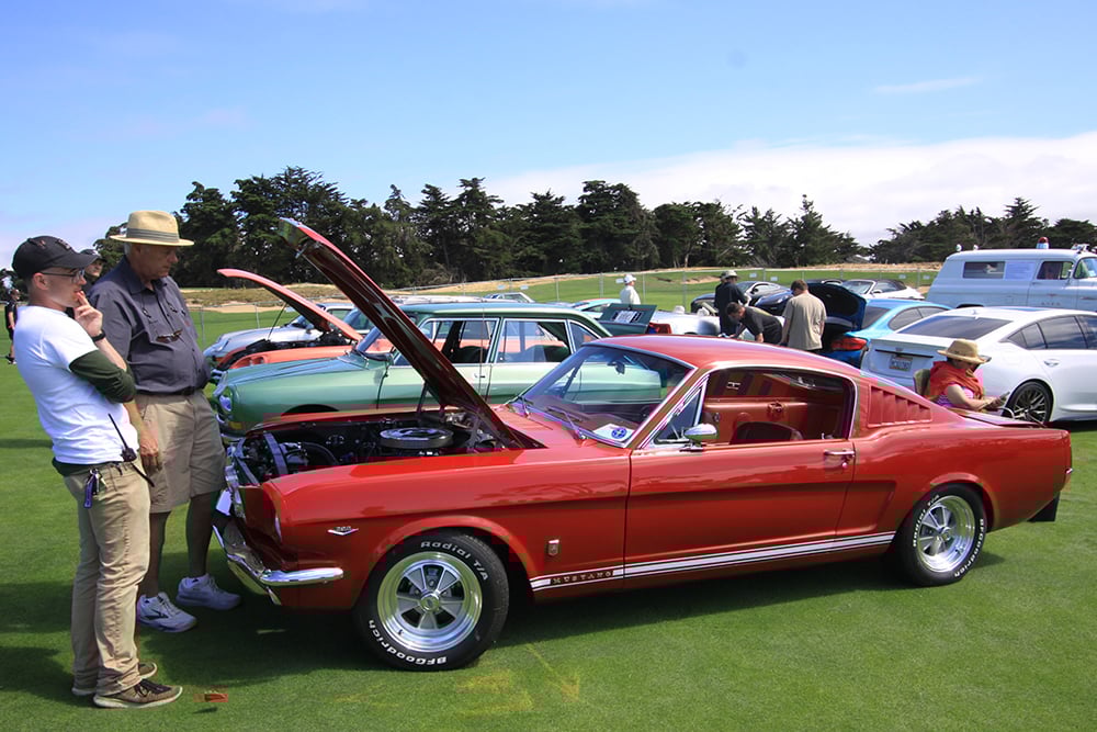 1965 Mustang fastback A code red