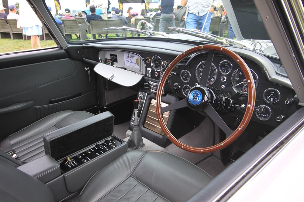 1965 Aston Martin DB5 interior drivers side
