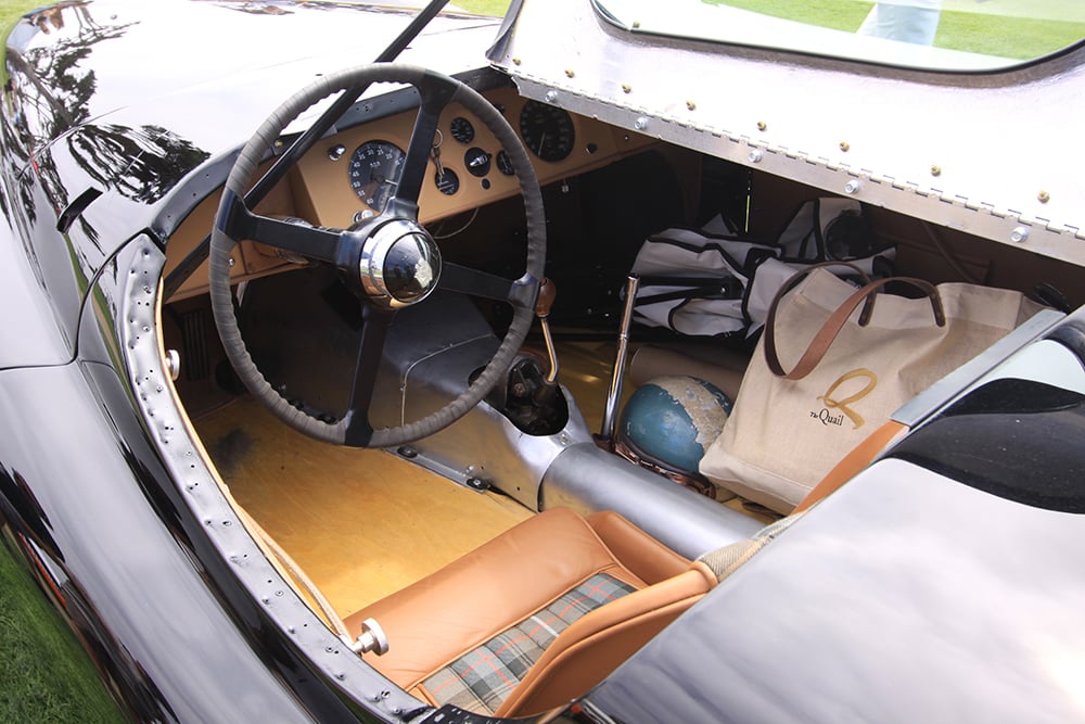 Jaguar XK120 cockpit
