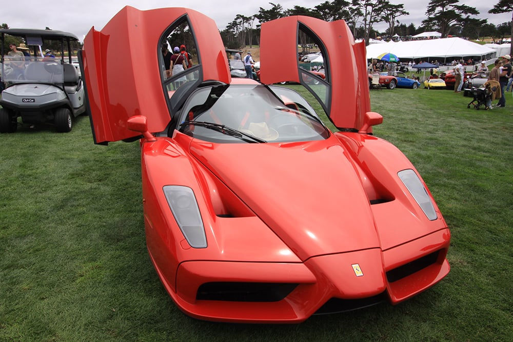 red Ferrari front scissor