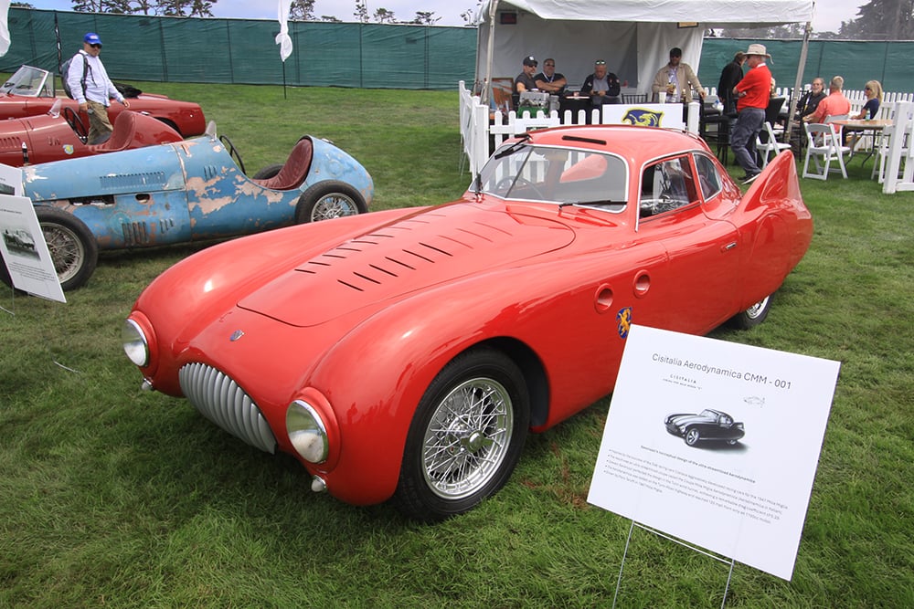 Cisitalia coupe red front