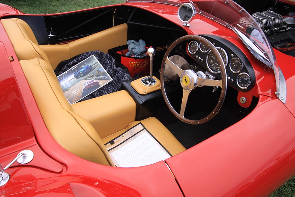 1957 Ferrari TRC interior