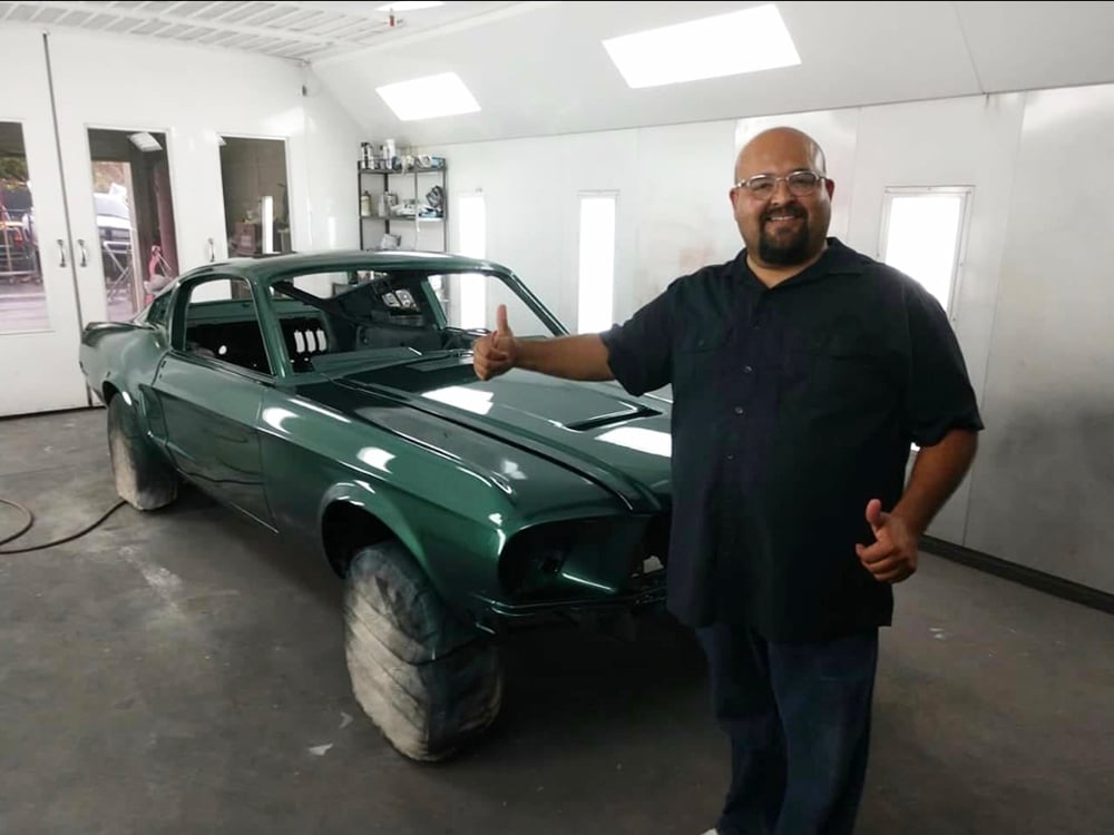 Ralph thumbs up Bullitt painted RG copy