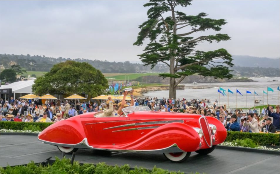 1938 Delahaye 165 Figoni Et Falaschi cabriolet copy