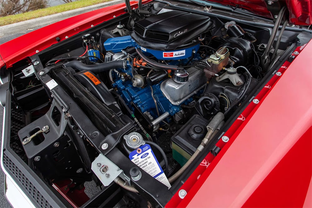 1970 Torino Cobra 429 engine red over red copy
