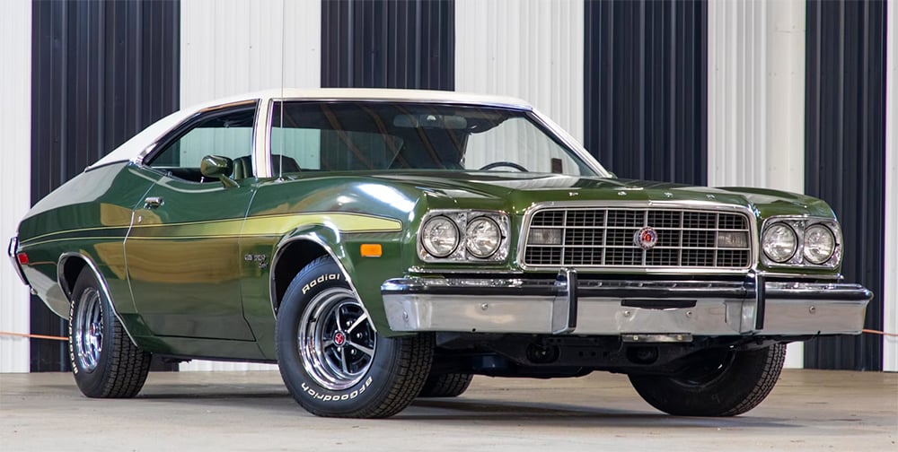 1974 Gran Torino front with 351 and four speed copy