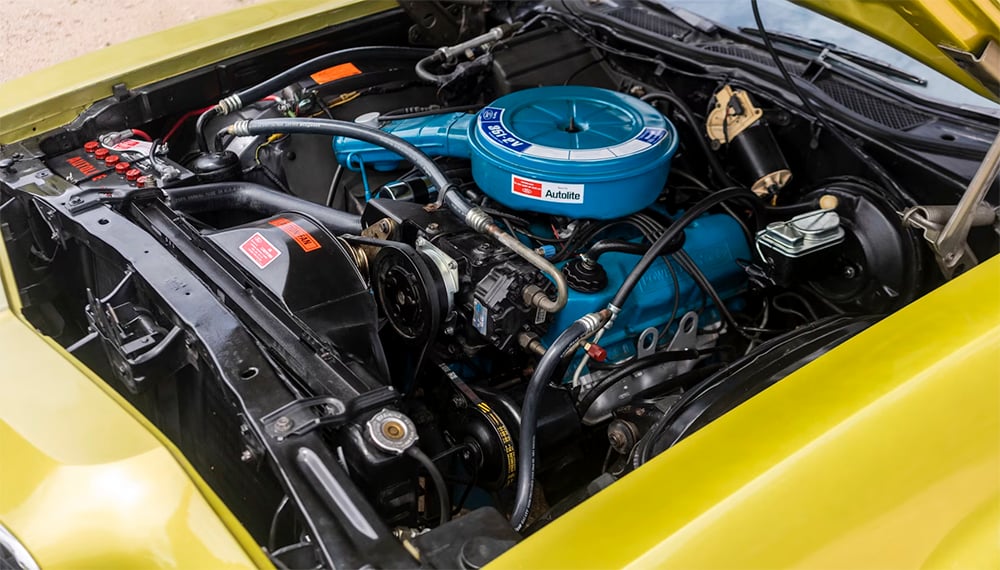 1972 Gran Torino 351 2v engine with AC copy