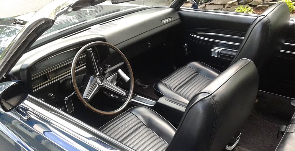 1970 Torino convertible interior four speed copy